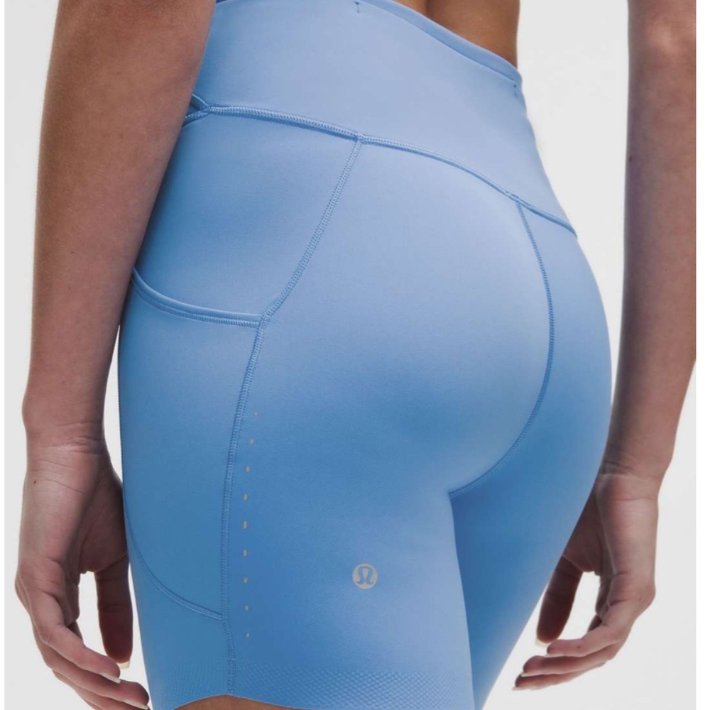 lululemon athletica Light Blue Bike Shorts - Picture 4 of 10
